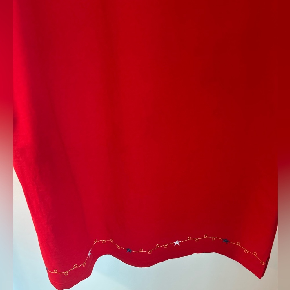 Red Patriotic Shift Dress - Women's - Picture 9 of 12